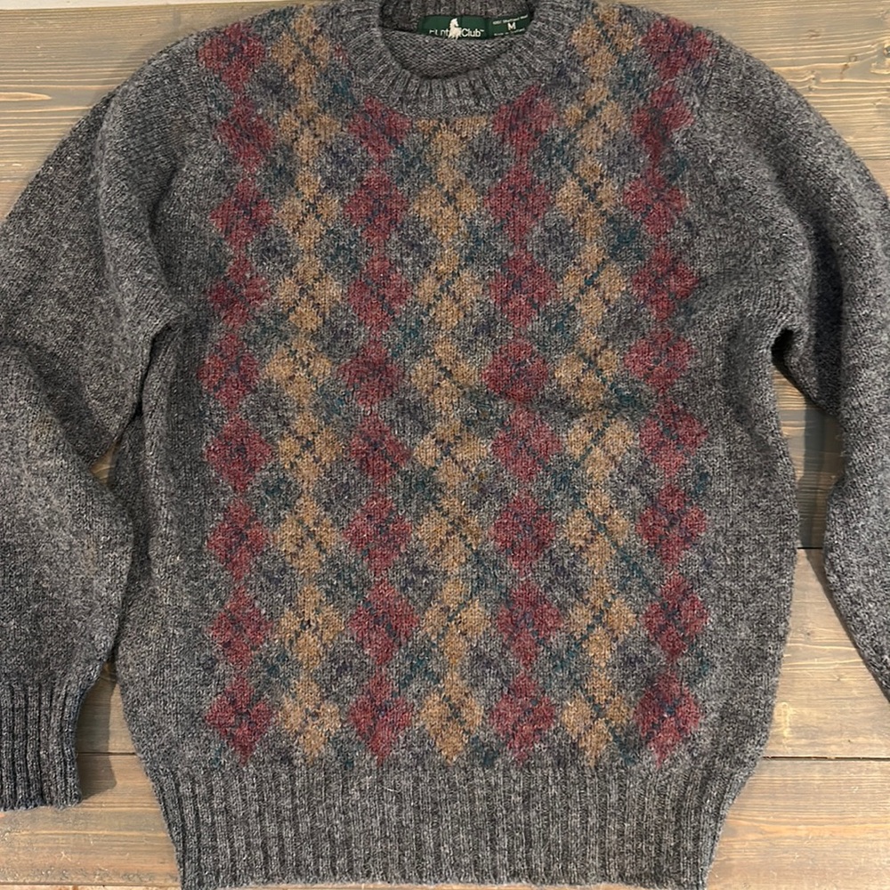 Hunt Club vintage 90’s Shetland wool sweater